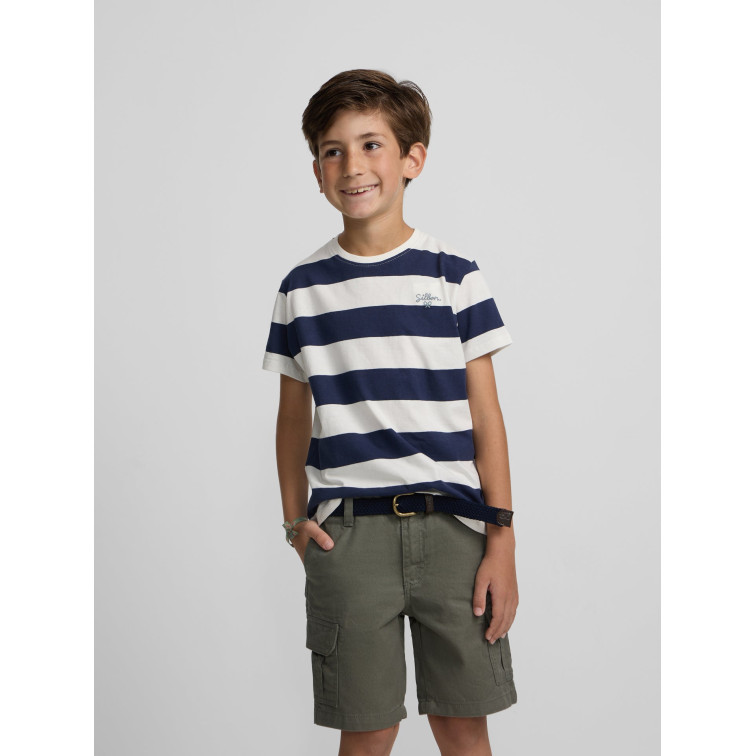 CAMISETA NIÑO  SILBON CAMISETA KIDS RAYA VINTAGE