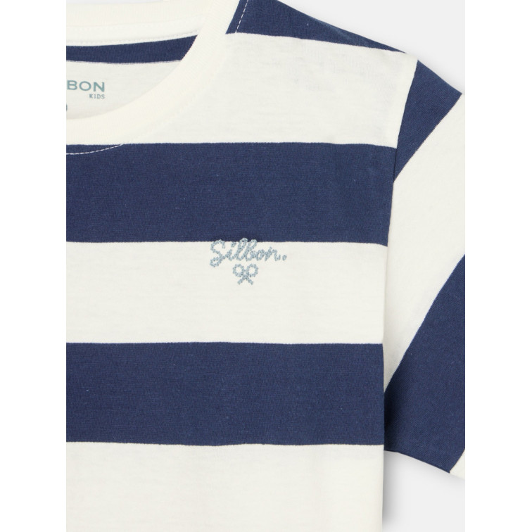 CAMISETA NIÑO  SILBON CAMISETA KIDS RAYA VINTAGE