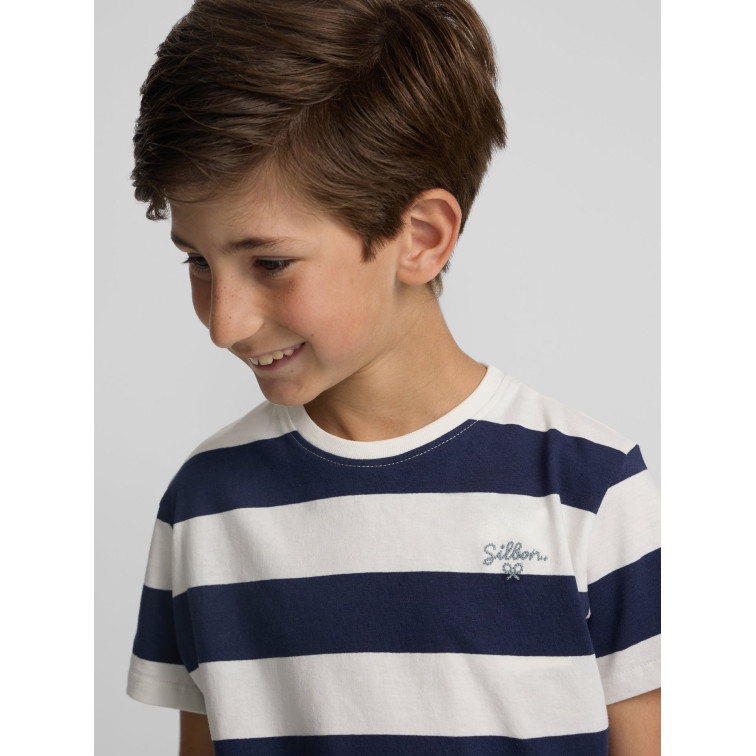 CAMISETA NIÑO  SILBON CAMISETA KIDS RAYA VINTAGE