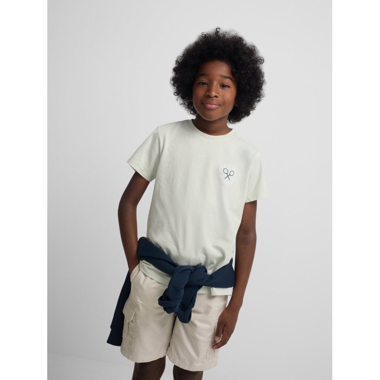 CAMISETA NIÑO  SILBON CAMISETA KIDS RAQUETA ETNICA