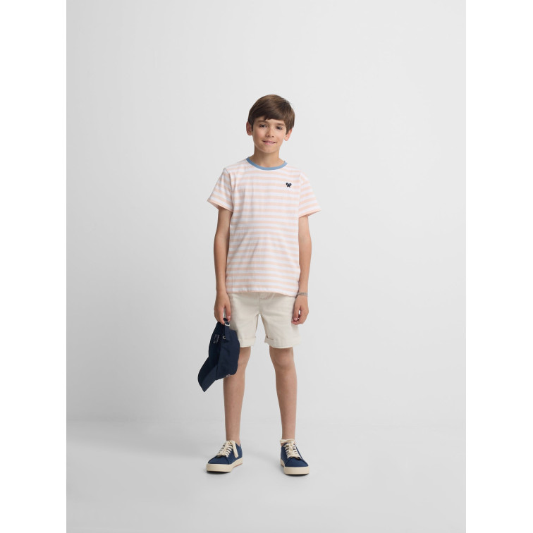 CAMISETA NIÑO  SILBON CAMISETA KIDS RIBETE RAYAS FIN