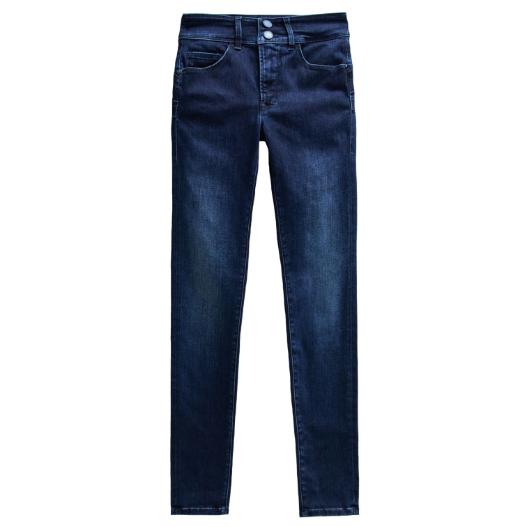 VAQUERO MUJER  SALSA JEANS SECRET SKINNY DARK COLOUR