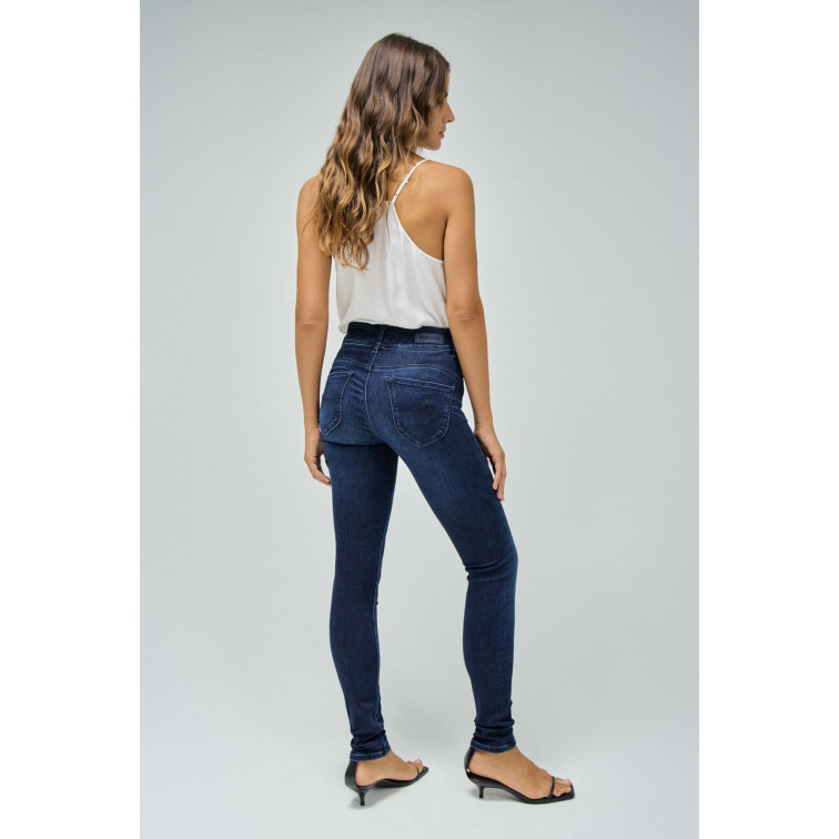 VAQUERO MUJER  SALSA JEANS SECRET SKINNY DARK COLOUR