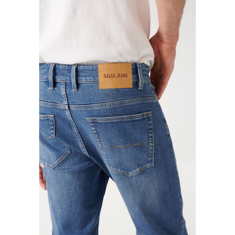 VAQUERO SLIM FIT LAVADO MEDIO HOMBRE SALSA 