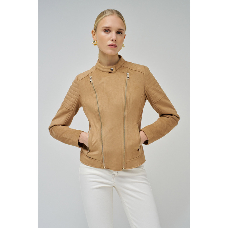 ABRIGO MUJER  SALSA JEANS SUEDE MOTO JACKET