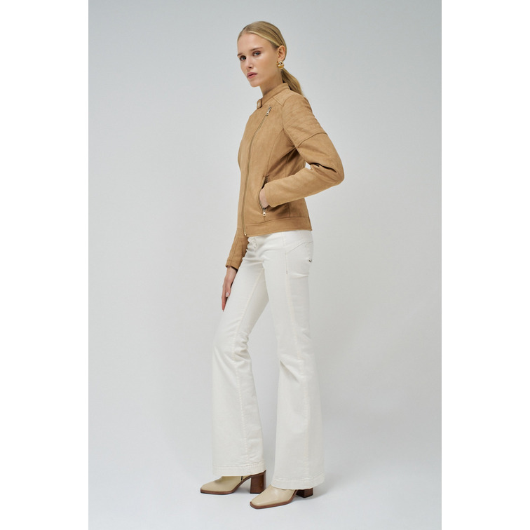 ABRIGO MUJER  SALSA JEANS SUEDE MOTO JACKET