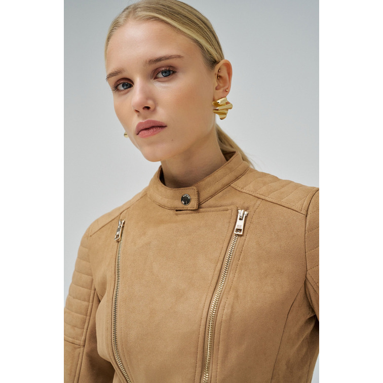 ABRIGO MUJER  SALSA JEANS SUEDE MOTO JACKET