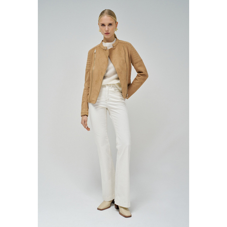 ABRIGO MUJER  SALSA JEANS SUEDE MOTO JACKET