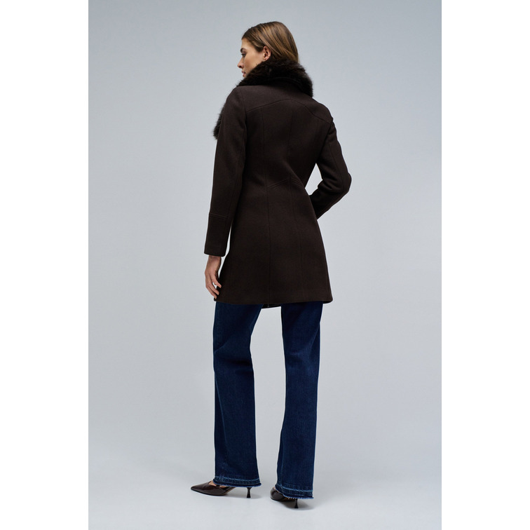 ABRIGO MUJER  SALSA JEANS THE REIMAGINED WOOL COAT WITH