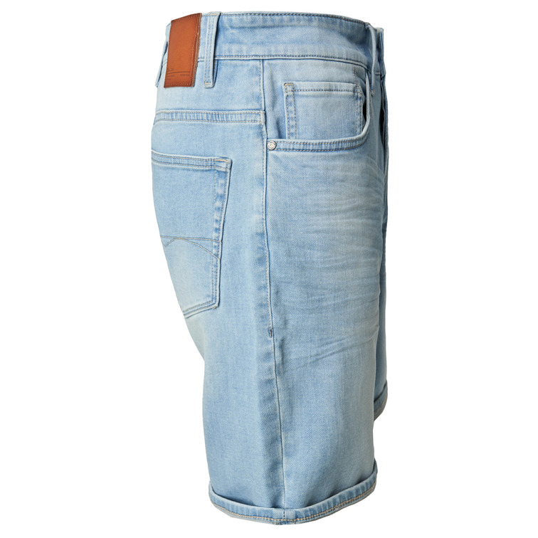 VAQUERO HOMBRE  SALSA JEANS SHORT S-ACTIV MEDIUM BLUE WASH