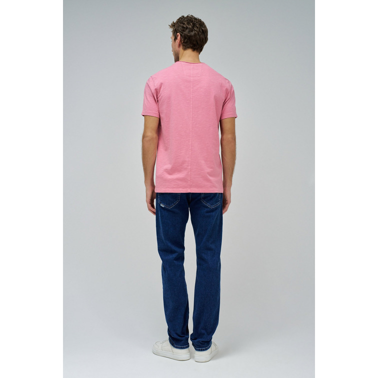 CAMISETA HOMBRE  SALSA JEANS T-SHIRT V NECK RAW EDGE SLIM F