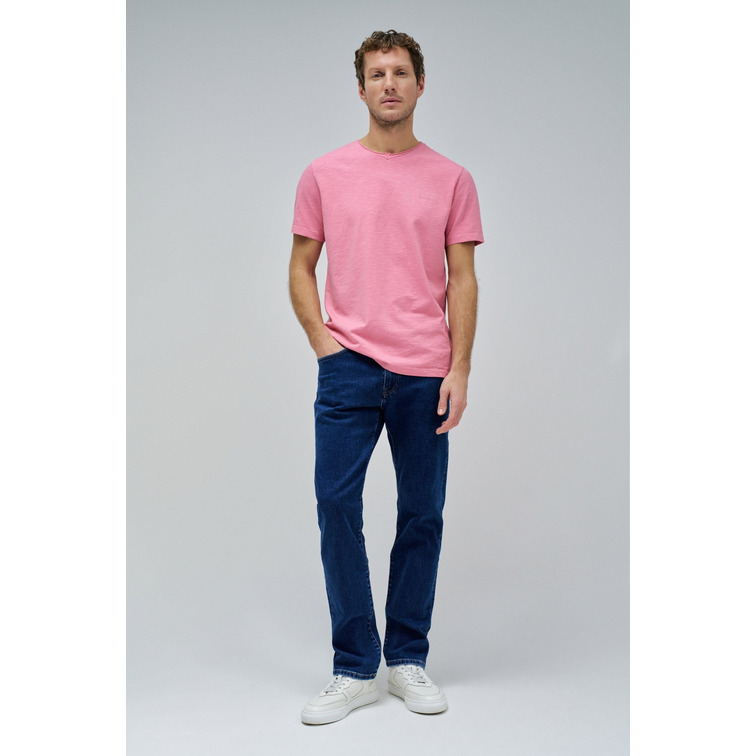 CAMISETA HOMBRE  SALSA JEANS T-SHIRT V NECK RAW EDGE SLIM F