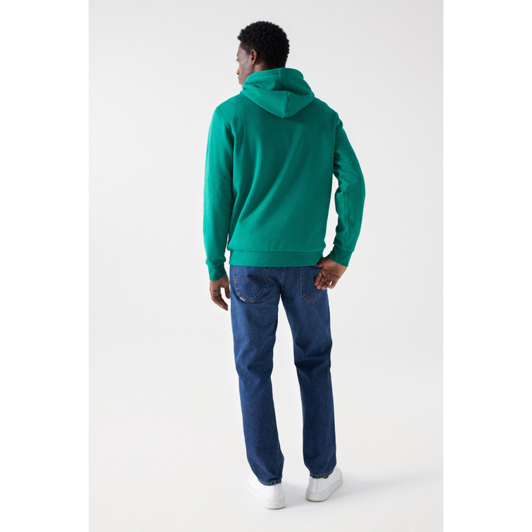 SUDADERA CON CAPUCHA HOMBRE  SALSA FRENCH TERRY HOODIE WITH PEACH