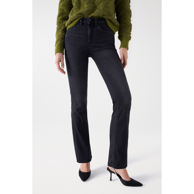 VAQUERO BOOTCUT MUJER SALSA JEANS EFECTO PUSH IN TIRO ALTO