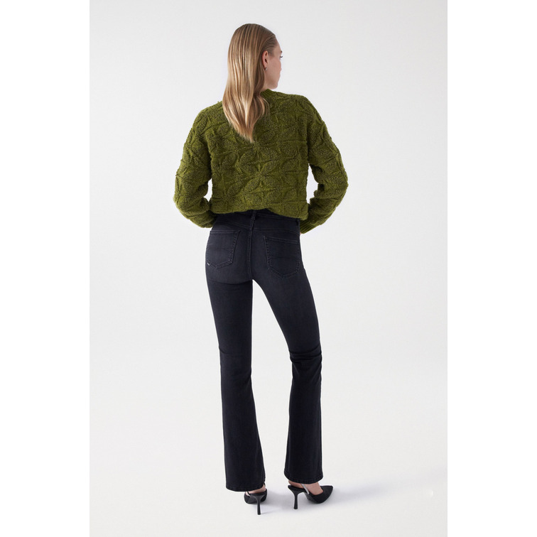 VAQUERO BOOTCUT MUJER SALSA JEANS EFECTO PUSH IN TIRO ALTO