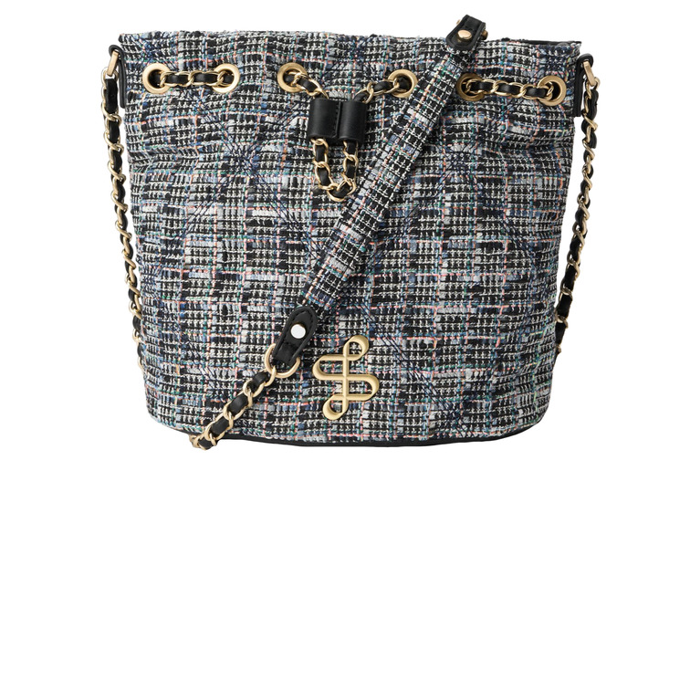BOLSO BUCKET MUJER SALSA JEANS EN TWEED