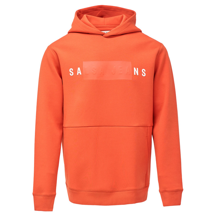 SUDADERA CON CAPUCHA HOMBRE SALSA JEANS CON LOGO