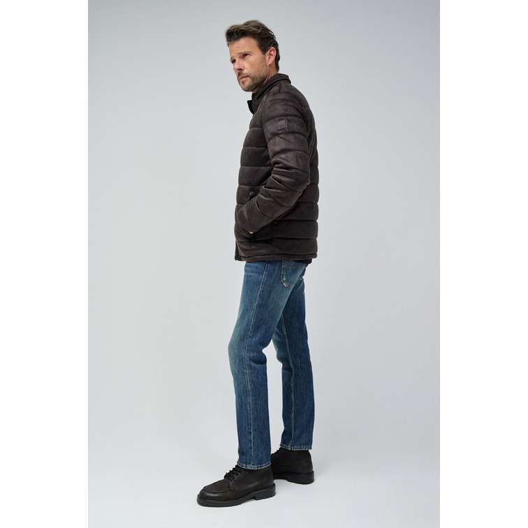 CAZADORA ACOLCHADA HOMBRE SALSA JEANS DE ANTE