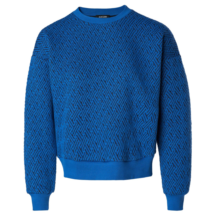 JERSEY DE PUNTO TEXTURIZADO MUJER SALSA JEANS CON BRILLO