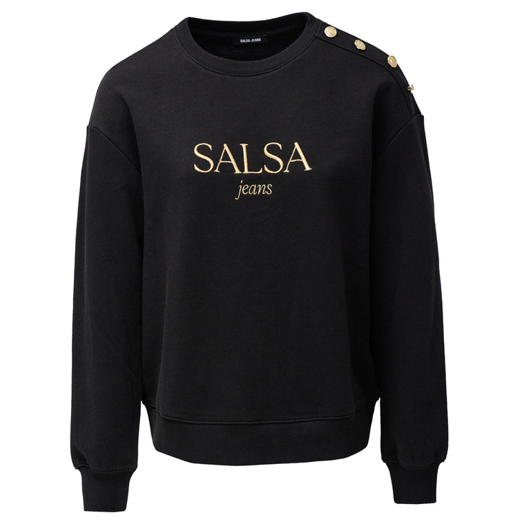 SUDADERA MUJER SALSA JEANS CON LOGO