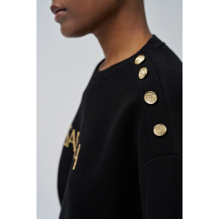SUDADERA MUJER SALSA JEANS CON LOGO