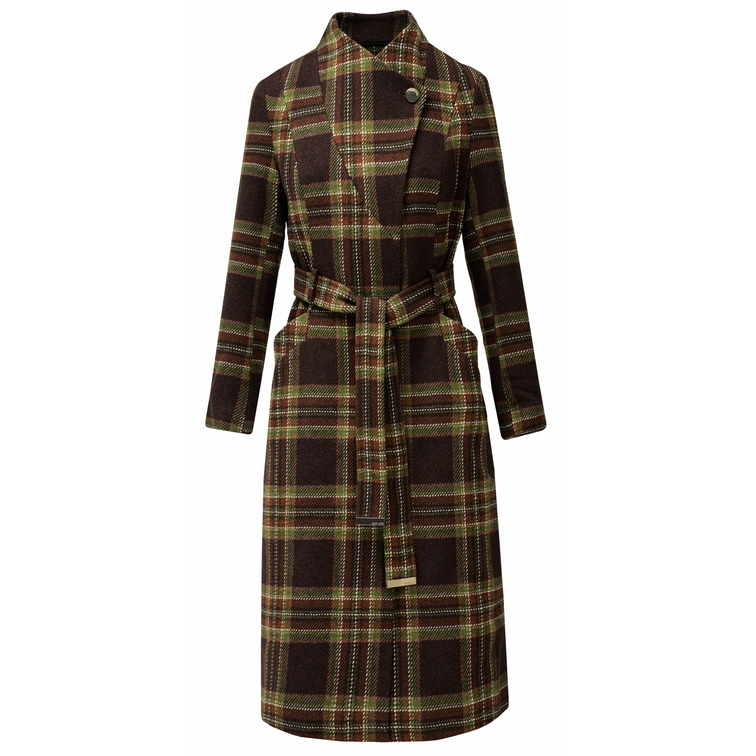 ABRIGO MUJER  SALSA JEANS LONG WOOL PEACOAT WITH BELT