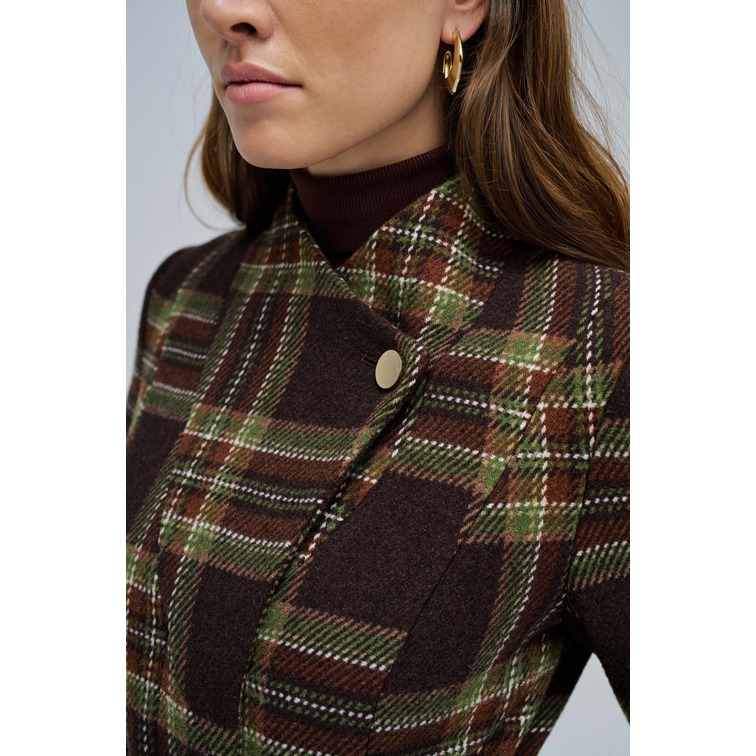 ABRIGO MUJER  SALSA JEANS LONG WOOL PEACOAT WITH BELT