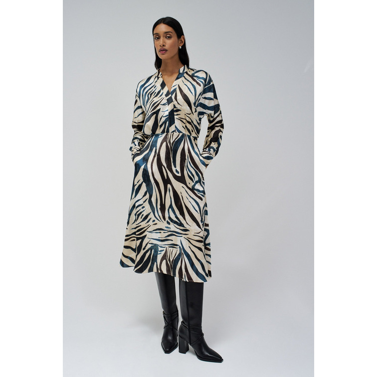 VESTIDO MIDI MUJER SALSA JEANS ANIMAL PRINT