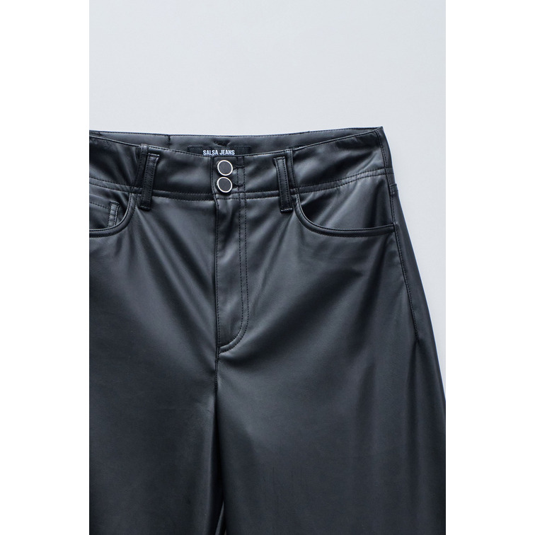 VAQUERO MUJER  SALSA JEANS TRUE CROPPED WIDE PU