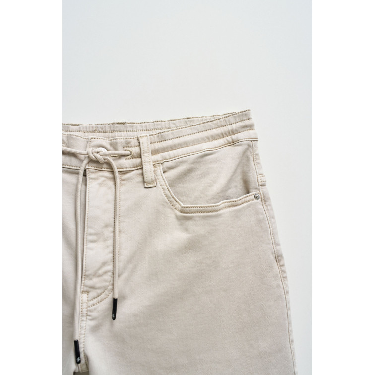 PANTALÓN CORTO HOMBRE  SALSA JEANS SHORT DRAWSTRING S-ACTIV WASHE