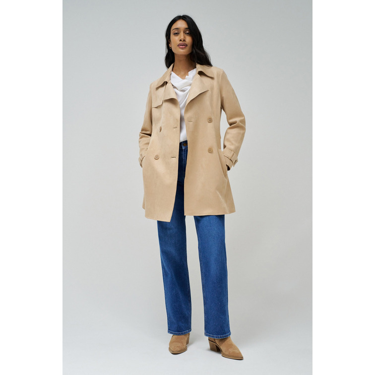ABRIGO TRENCH MUJER SALSA JEANS DE ANTE
