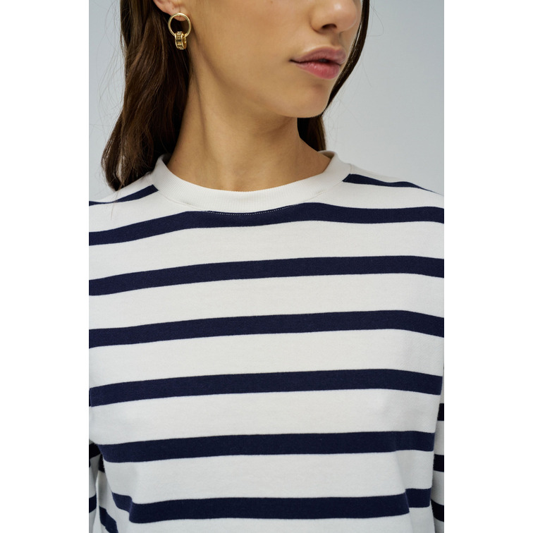 SUDADERA MUJER SALSA JEANS COMBINADA CON CAMISA
