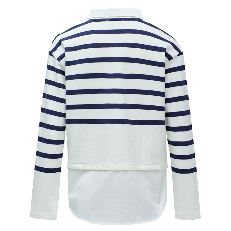 SUDADERA MUJER SALSA JEANS COMBINADA CON CAMISA