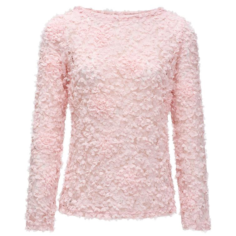 JERSEY TEXTURIZADO MUJER SALSA JEANS CON FLORES