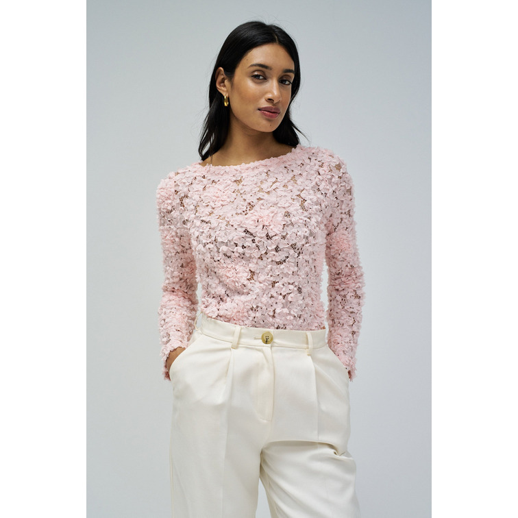 JERSEY TEXTURIZADO MUJER SALSA JEANS CON FLORES