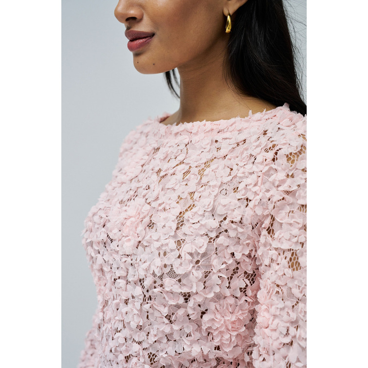 JERSEY TEXTURIZADO MUJER SALSA JEANS CON FLORES