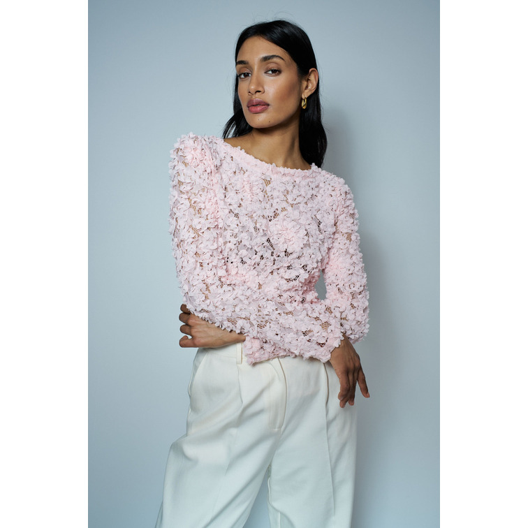 JERSEY TEXTURIZADO MUJER SALSA JEANS CON FLORES