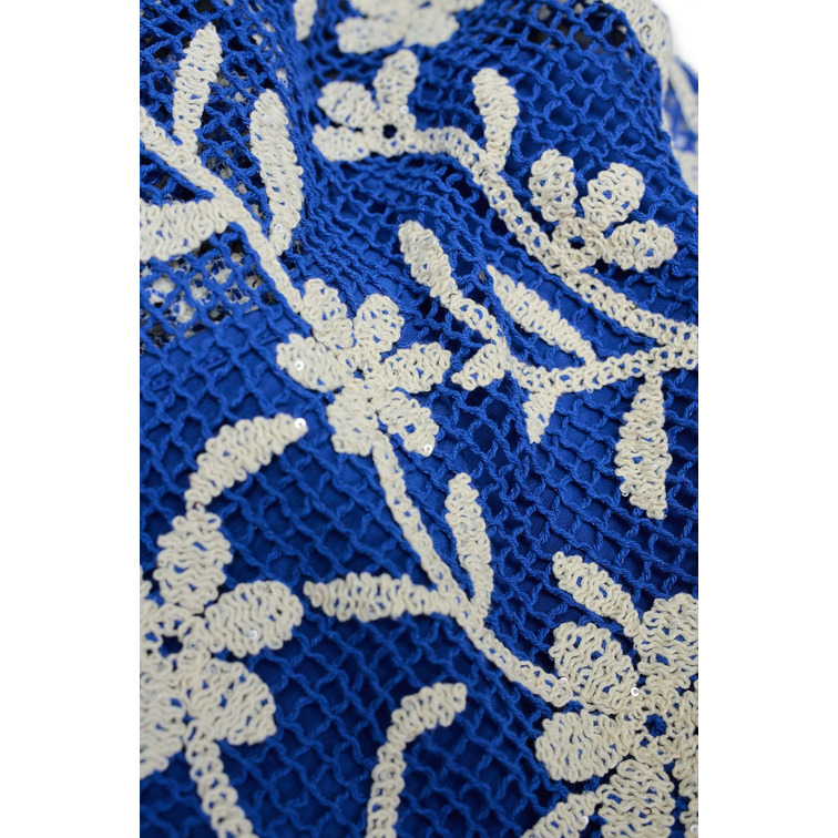 CAMISETA MUJER  SALSA JEANS CROCHET SWEATER WITH FLORAL EM