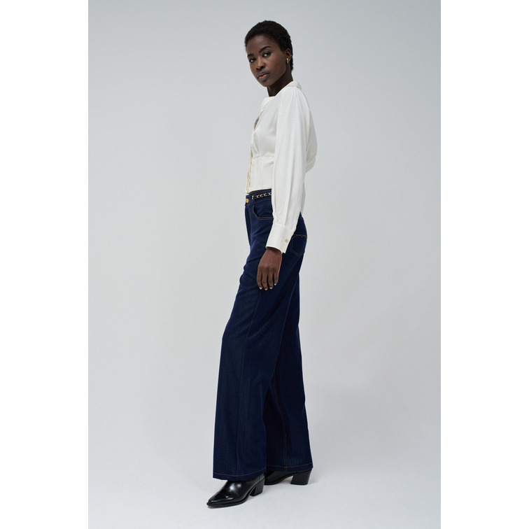 PANTALON MUJER SALSA JEANS EN LIGHTDENIM PANTS DETALLE CADENAS