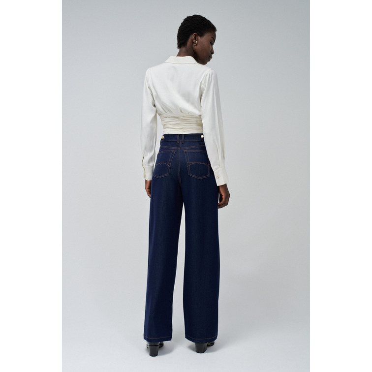PANTALON MUJER SALSA JEANS EN LIGHTDENIM PANTS DETALLE CADENAS