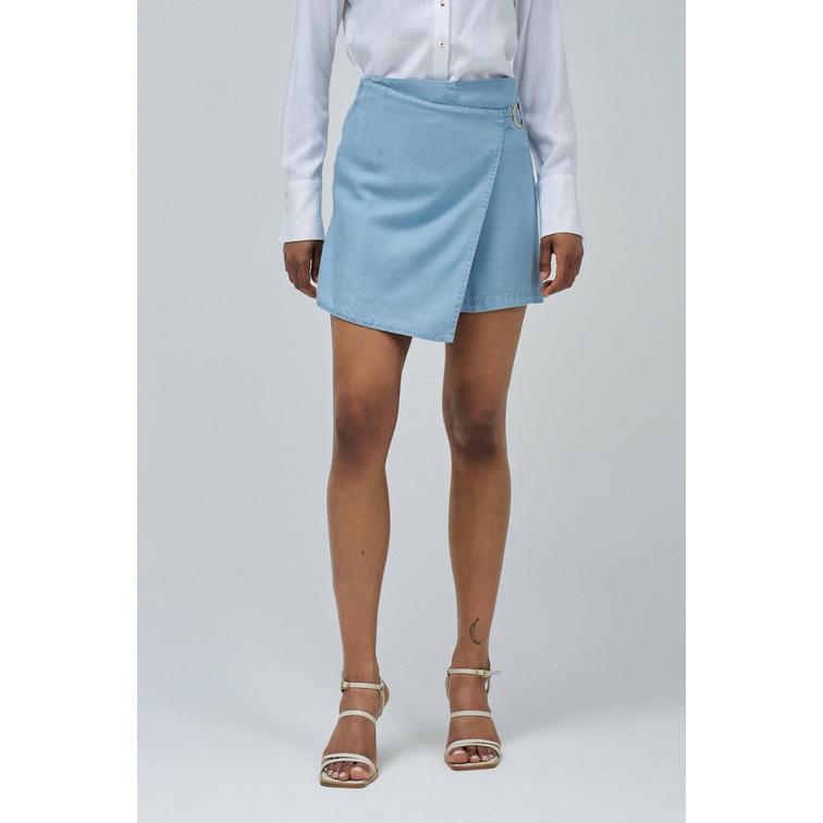 VAQUERO MUJER  SALSA JEANS SKORT LIGHTDENIM