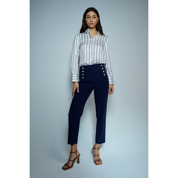 PANTALÓN CHINO MUJER SALSA JEANS CROPPED DE TELA