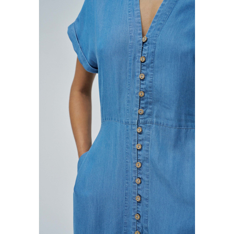 VESTIDO MIDI MUJER SALSA JEANS EN LIGHTDENIM