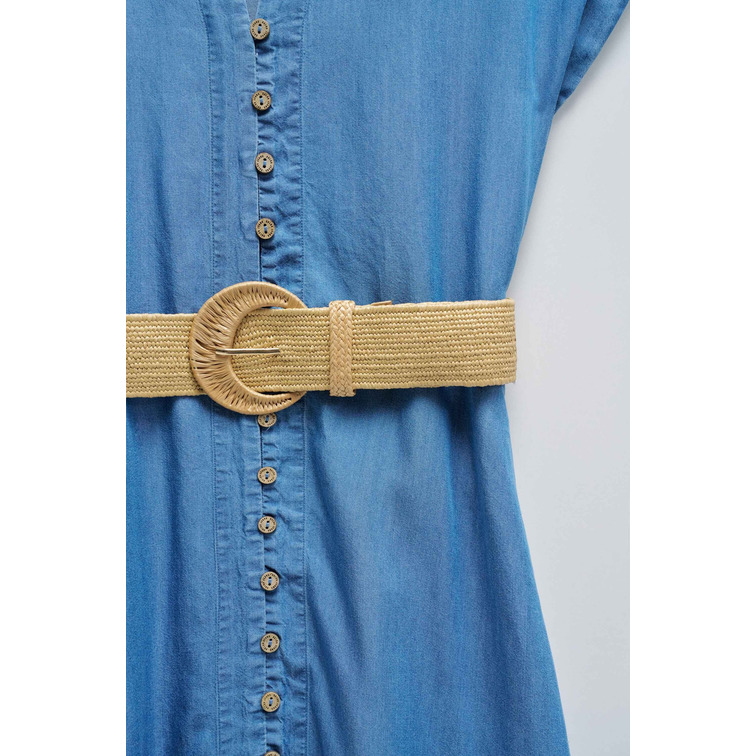 VESTIDO MIDI MUJER SALSA JEANS EN LIGHTDENIM