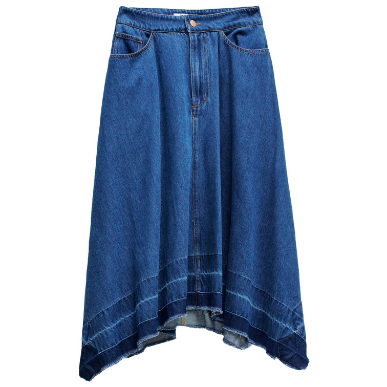 FALDA MIDI VAQUERA MUJER SALSA JEANS TRUE