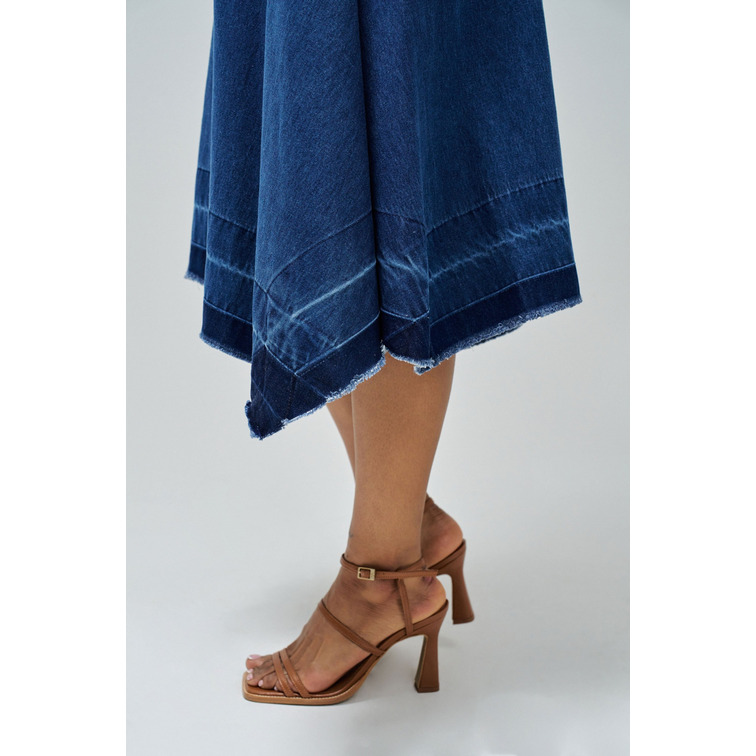 FALDA MIDI VAQUERA MUJER SALSA JEANS TRUE