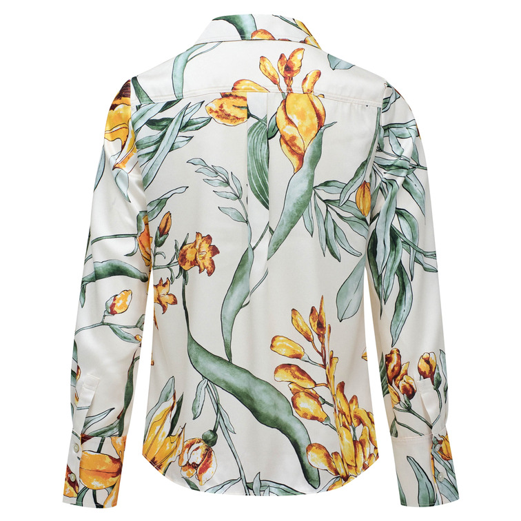 CAMISA SATINADA MUJER SALSA JEANS CON ESTAMPADO