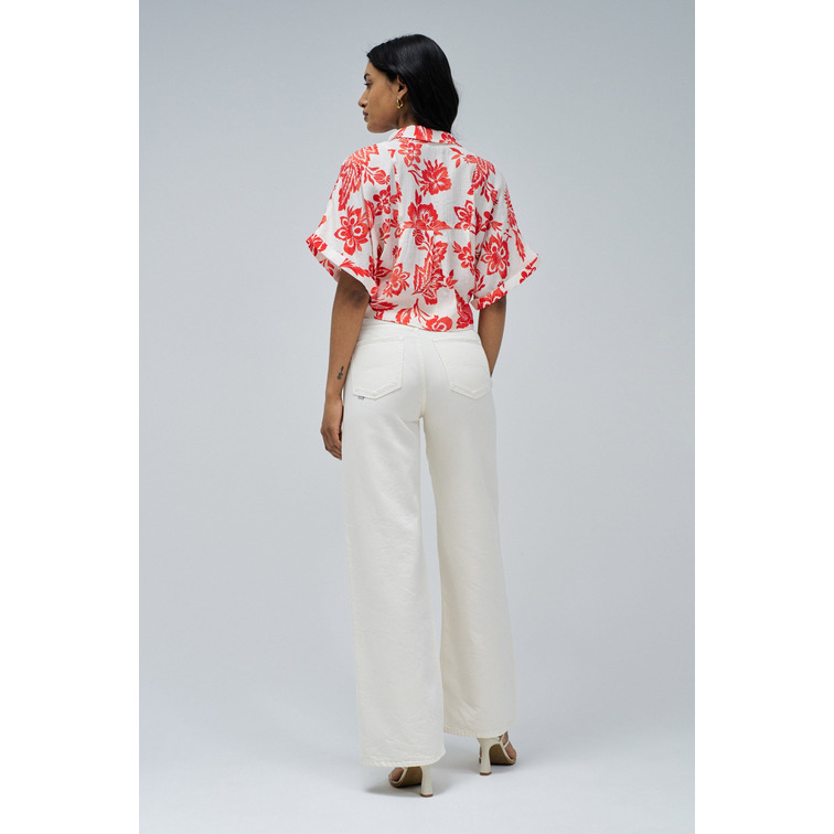 CAMISA MUJER  SALSA JEANS TIE-FRONT SHIRT