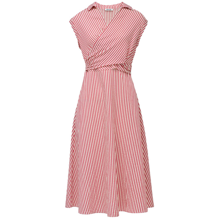 VESTIDO MUJER  SALSA JEANS PINSTRIPED DRESS WITH WAIST DE