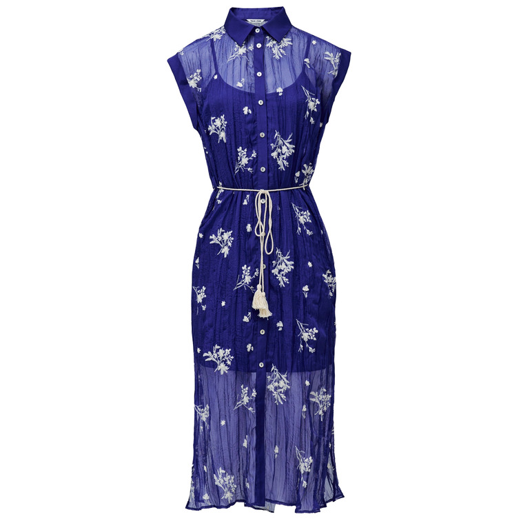 VESTIDO MUJER  SALSA JEANS CONTRASTING EMBROIDERY SHIRT D
